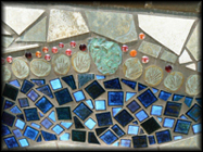 Ceramic Design Mosaic Backyard Wall