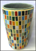 Ceramic Design - Mosaic-Pebble Wine Caddy